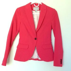 H&M pink suit jacket